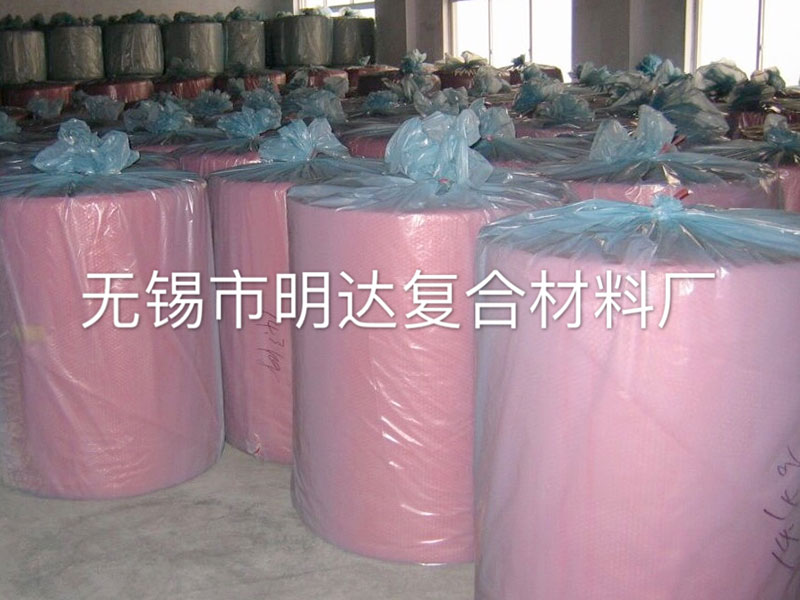 红色防静电气泡膜